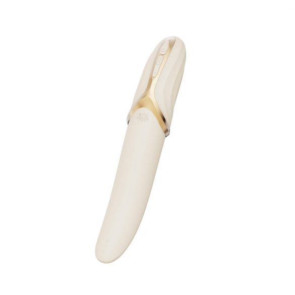 Zalo Eve - oplaadbare verwarmende roterende vibrator (wit)