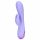 Loveline - oplaadbare vibrator met konijnenvormige clitoris stimulator (paars)