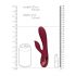 Loveline - oplaadbare clitoris vibrator (bordeaux)