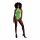 Au! - fluorescerend body met riemen (neon groen)