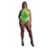 Au! - fluorescerend body met riemen (neon groen)