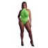 Au! - fluorescerend body met riemen (neon groen) - XL-4XL