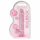 REALROCK - doorzichtige realistische dildo - roze (17cm)