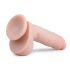 Easytoys - Dildo met zuignap en ballen (22,5cm) - huidskleur