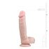 Easytoys - Dildo met zuignap en ballen (22,5cm) - huidskleur