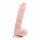 Easytoys - Grote dildo met zuignap en ballen (26,5 cm) - huidkleurig