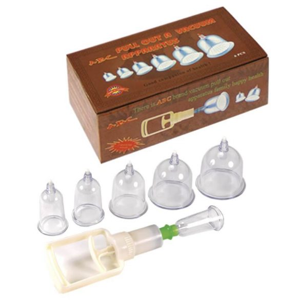 Rimba Cupping - vacuümpomp set (6-delig)