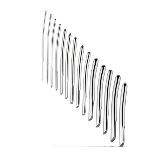 SINNER 174 - Gebogen Stalen Urethra Dilator Set (14 stuks)