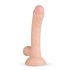 Real Fantasy Vince - dildo met ballen en voorhuid - 19,5 cm (natuurlijk)