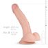 Realistische Dildo met Ballen - 22cm (natuur)