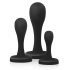 BUTTR Butt Kickers - anale dildo set - zwart (3 stuks)