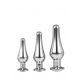 Stralende Liefde - anaal dildo set - zilver (3-delig)