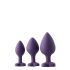 Flirts anale training set - dildoset (3 stuks) - paars