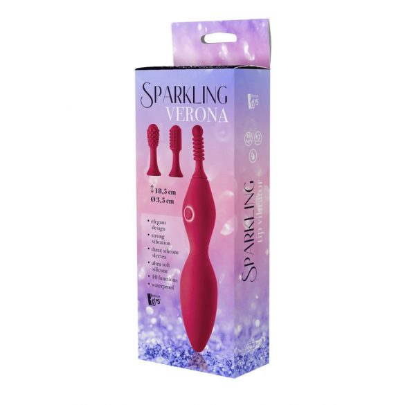 Sprankelende Verona - oplaadbare clitorisvibrator set (4-delig)