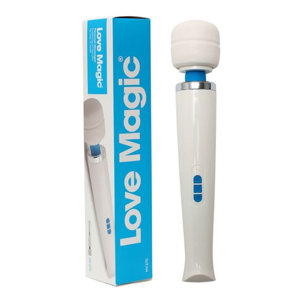 Love Magic Staf - oplaadbare vibrator (wit)