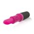 Schreeuwende Lipstick - vibrator lipstick (zwart-roze)