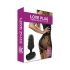 Liefde Plug - mini anale vibrator (zwart)