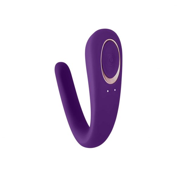 Satisfyer Double Classic - waterdichte, oplaadbare paar vibrator (paars)