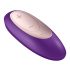 Satisfyer Double Plus Remote - draadloze, oplaadbare duo vibrator (paars)