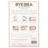 Bye Bra D-F - onzichtbare borstenlift tape - roze (3 paar)