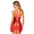 Obsessive Claussica - babydoll en string (rood) - M/L