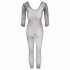 NO:XQSE - Net catsuit - zwart (S-L)