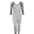 NO:XQSE - Net catsuit - zwart (S-L)