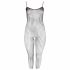 NO:XQSE - Geperforeerd net bodysuit (zwart)