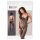 NO:XQSE - Geperforeerd net bodysuit (zwart) - M/L