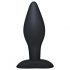 Zwarte Fluwelen Buttplug - Groot