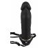 You2Toys - Opblaasbare Strap-On - holle siliconen dildo (zwart)