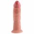 King Cock 9 - levenbare realistische dildo (23cm) - huidskleurig