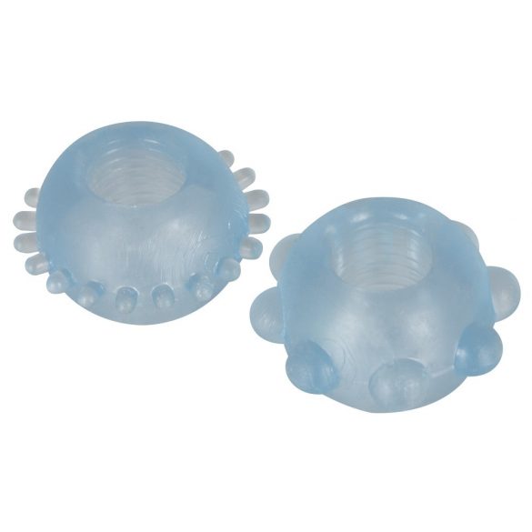 You2Toys - Penisring duo (transparant blauw)