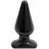 Doc Johnson zwarte anale plug - klassiek, groot - (14,5cm)