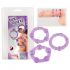 You2Toys - Wees hard! paarse penisringen set (3 stuks)