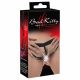 Bad Kitty - schaamlippenklemmen met slip - paars-zwart (S-L)