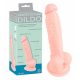 Medische siliconen dildo (18 cm) - natuur