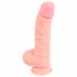 Medisch - siliconen dildo (20cm) - natuurlijk