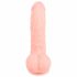 Medisch - siliconen dildo (20cm) - natuurlijk