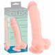 Medisch - silicone dildo (24cm) - naturel