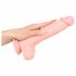 Medisch - silicone dildo (24cm) - naturel