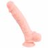 Medisch - silicone dildo (24cm) - naturel