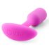 b-vibe Snug Plug 1 - anaal dildo met binnengewicht (55g) - roze