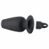 You2Toys - Lust Tunnel - holle anale plug met afsluiting (zwart)