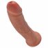 King Cock 8 dildo (20 cm) - donker natuur