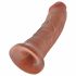 King Cock 8 dildo (20 cm) - donker natuur