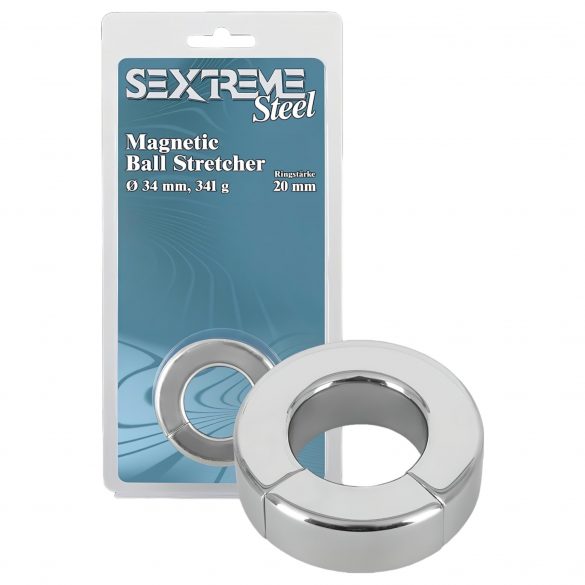 Sextreme - zware magnetische ballenring en stretcher (341g)