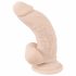 Nature Skin - zuignap basis dildo - natuur (klein)