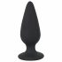 Zwarte Fluweel Zware Anale Dildo - 75g (zwart)