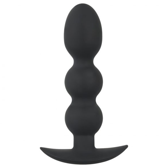 Black Velvet Heavy - 145g kogelvormige anale plug (zwart)